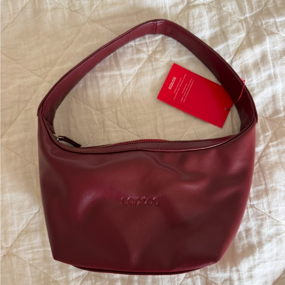 Santos by Monica burgundy vegan leather bag NWT
